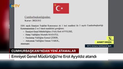 Dernière Minute： Erol Ayyıldız a été nommé à la Direction Générale de la Sécurité