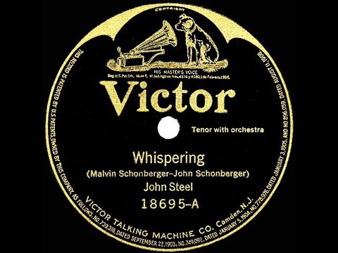 1920 John Steel - Whispering