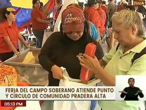 Zulianos adquieren productos a precios asequibles en la Feria del Campo Soberano