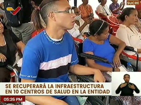 Entregan ayudas técnicas a personas con discapacidad en el Hospital Dr. Julio Rodríguez de Cumaná