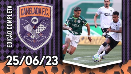 Palmeiras PERDE para o Botafogo, que DISPARA na LIDERANÇA do Brasileirão! | CANELADA - 25/06/23