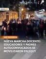 Nueva marcha docente en Jujuy