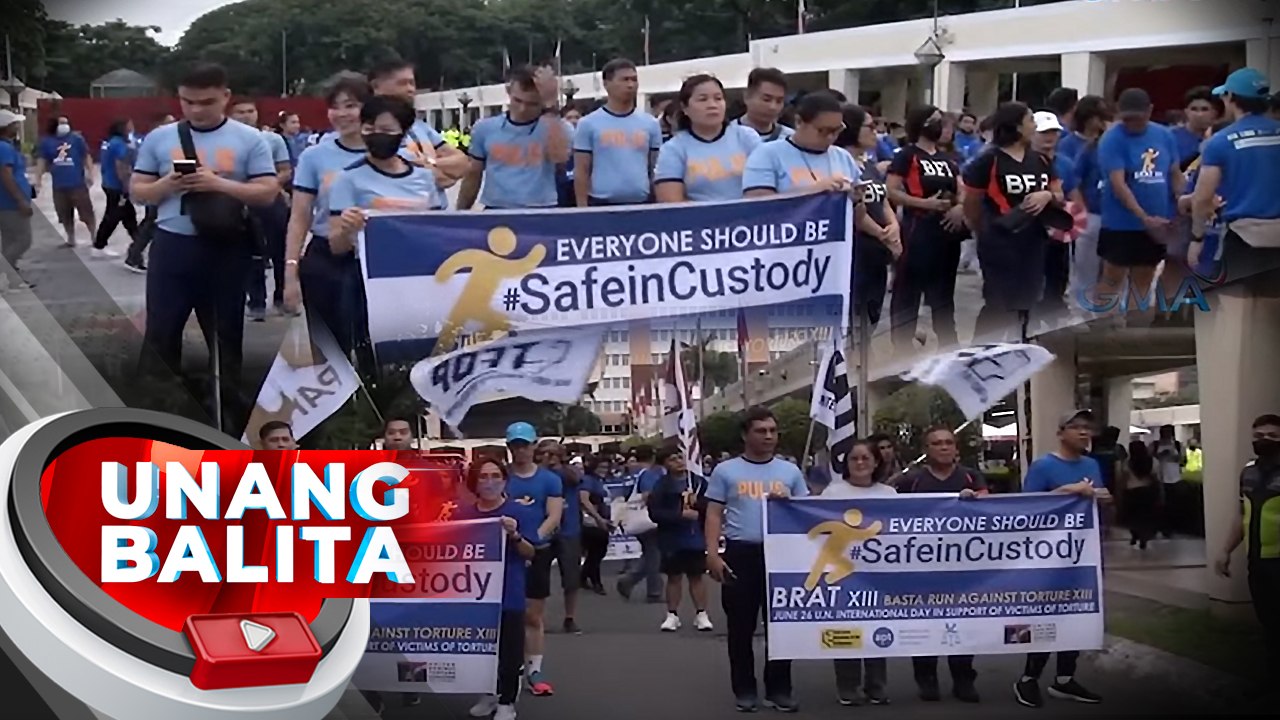 "Basta! Run Against Torture," isinagawa bilang pananawagan na itigil ang torture sa buong mundo | UB