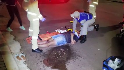 PM detém indivíduo que agrediu mulher e a deixou caída ao lado do vômito