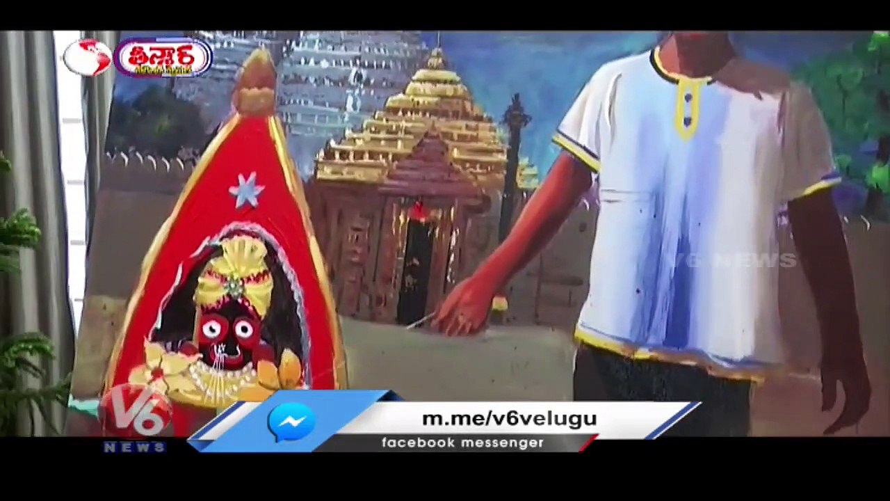 Painter's Drew Attractive Art In Orissa Rath Ya...