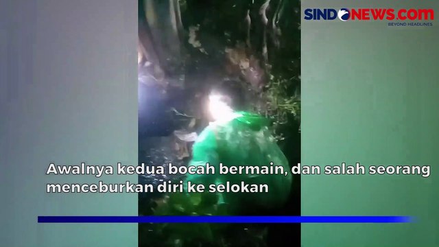 Evakuasi 2 Bocah Hanyut dan Tewas di Gorong-Gorong Sawangan Depok Berlangsung Dramatis