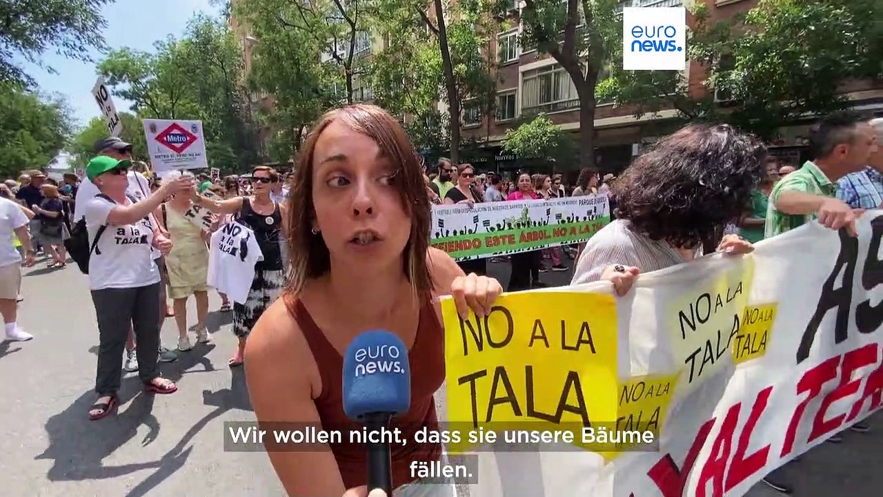 Kampf um Metro Linie 11: 'Wir sind hier in Spanien, wir brauchen die schattenspendenden Bäume'