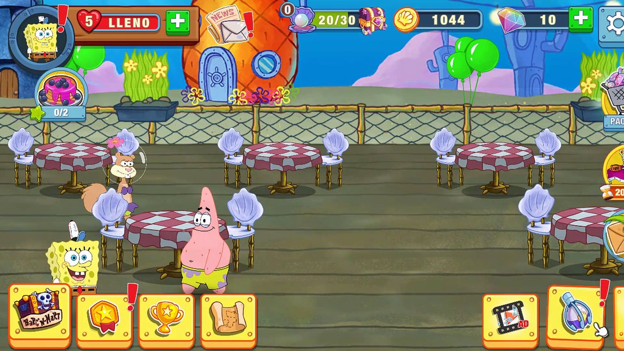 Segundo día cocinando con Bob Esponja