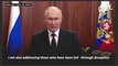 Treason Treachery  Putin Slams Wagner Mutiny As Prigozhin Threatens To March On Moscow