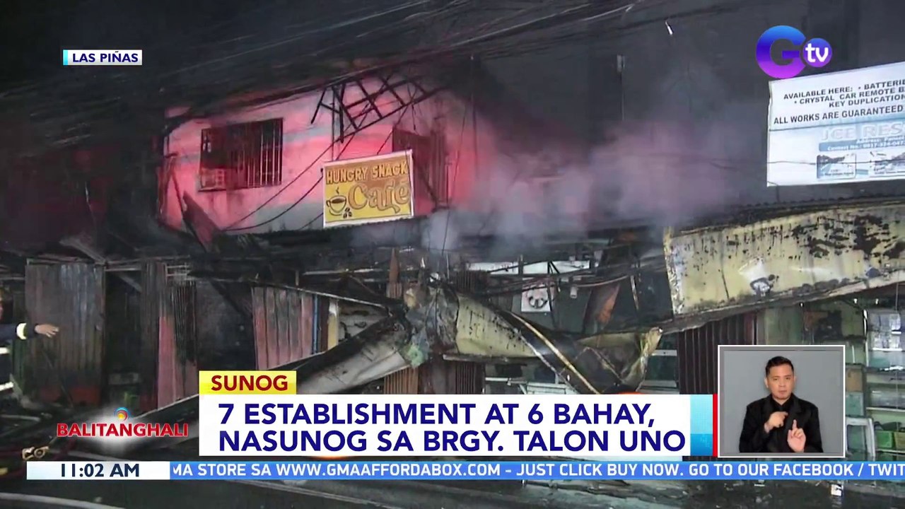 7 Establishment at 6 bahay, nasunog sa Brgy. Talon Uno, Las Piñas | BT