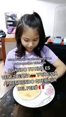"Eso es un lujo": Niña venezolana sorprende a todos por aprender quechua