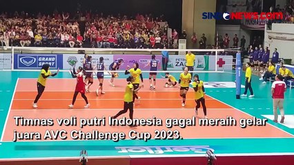 Download Video: Kalah Tipis dari Vietnam, Timnas Voli Putri Indonesia Gagal Juara AVC Challenge Cup 2023