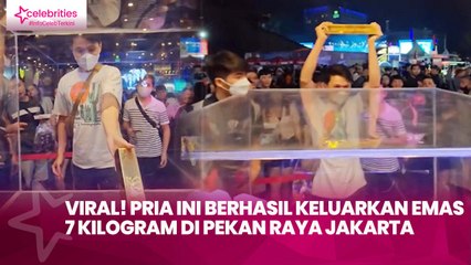 Viral! Pria Ini Berhasil Keluarkan Emas 7 Kilogram di Pekan Raya Jakarta