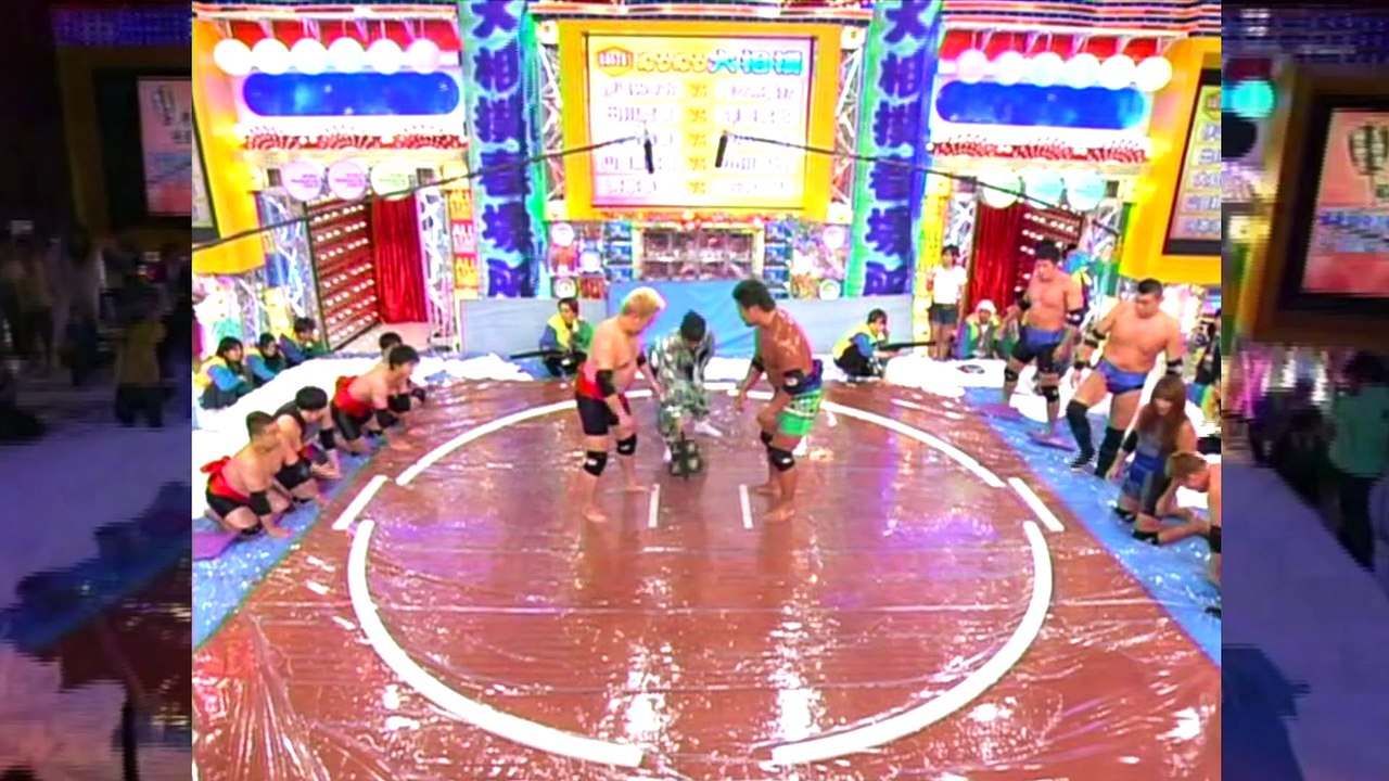 ぬるぬる相撲　【オールスター感謝祭'10春 超豪華！クイズ決定版 2010/4/3】