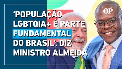 Ministro dos Direitos Humanos discursa na cerimônia do dia do Orgulho