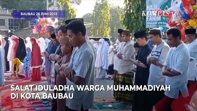 Potret Warga Muhammadiyah Salat Iduladha dari Palembang, Bengkulu, Baubau hingga Banjarmasin