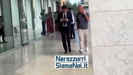 Campoccia dell'Udinese appena entrato in sede Inter per questioni istituzionali (28 giugno 2023)