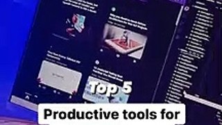 Top 5 Productive Tools for web developers