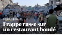 Guerre en Ukraine : une frappe russe sur un restaurant fait au moins 10 morts à Kramatorsk