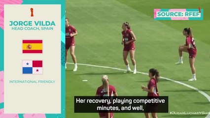 Vilda provides update on Putellas' fitness ahead of World Cup