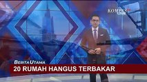 Kebakaran Kawasan Padat Penduduk di Samarinda, 20 Rumah Warga Dilalap Si Jago Merah