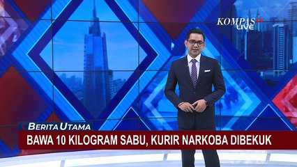 Download Video: Bawa 10 Kilogram Sabu, Kurir Narkoba di Kota Medan Dibekuk Polisi