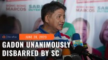 Larry Gadon unanimously disbarred by Supreme Court over misogynistic, sexist remarks