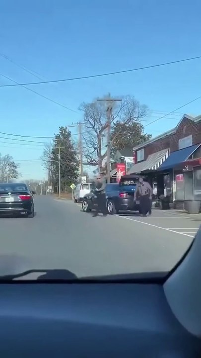 Cops said the car was going 80 mph down this road