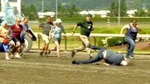 DERBY! Grandparents RACE Brings out Competitive side!