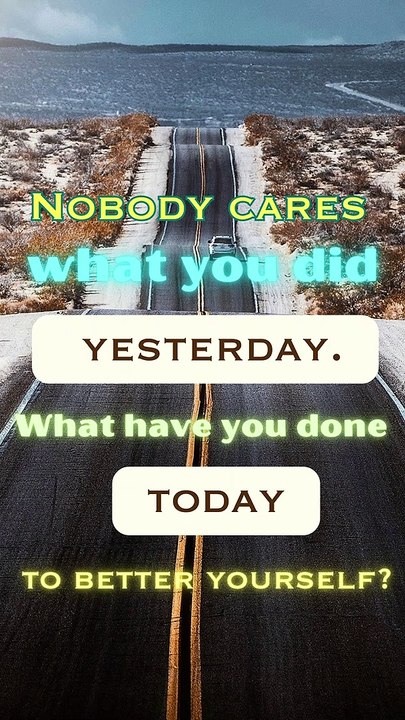 Focus on what you can do today