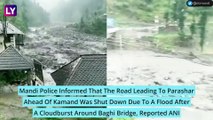 Flash Floods In Himachal Pradesh: Locals, Tourist Stranded As Vehicular Movement Halted Due To Heavy Rains In Mandi
