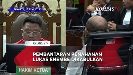 Pembantaran Penahanan Lukas Enembe untuk Dirawat Dikabulkan