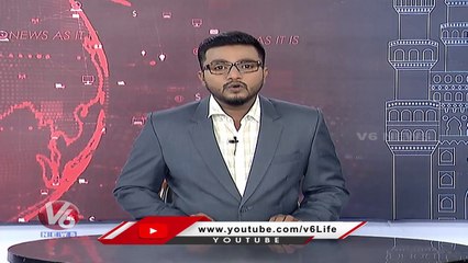 Road Incident In Hyderabad _ RTC Bus Hits Bike At Alwal _ V6 News