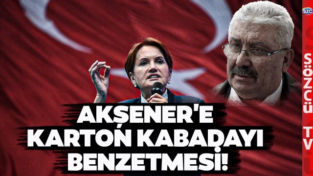 MHP'li Semih Yalçın'dan Meral Akşener'e Zehir Zemberek Sözler! 'Karton Kabadayı'