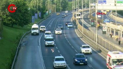 İstanbul’da yollar boş kaldı