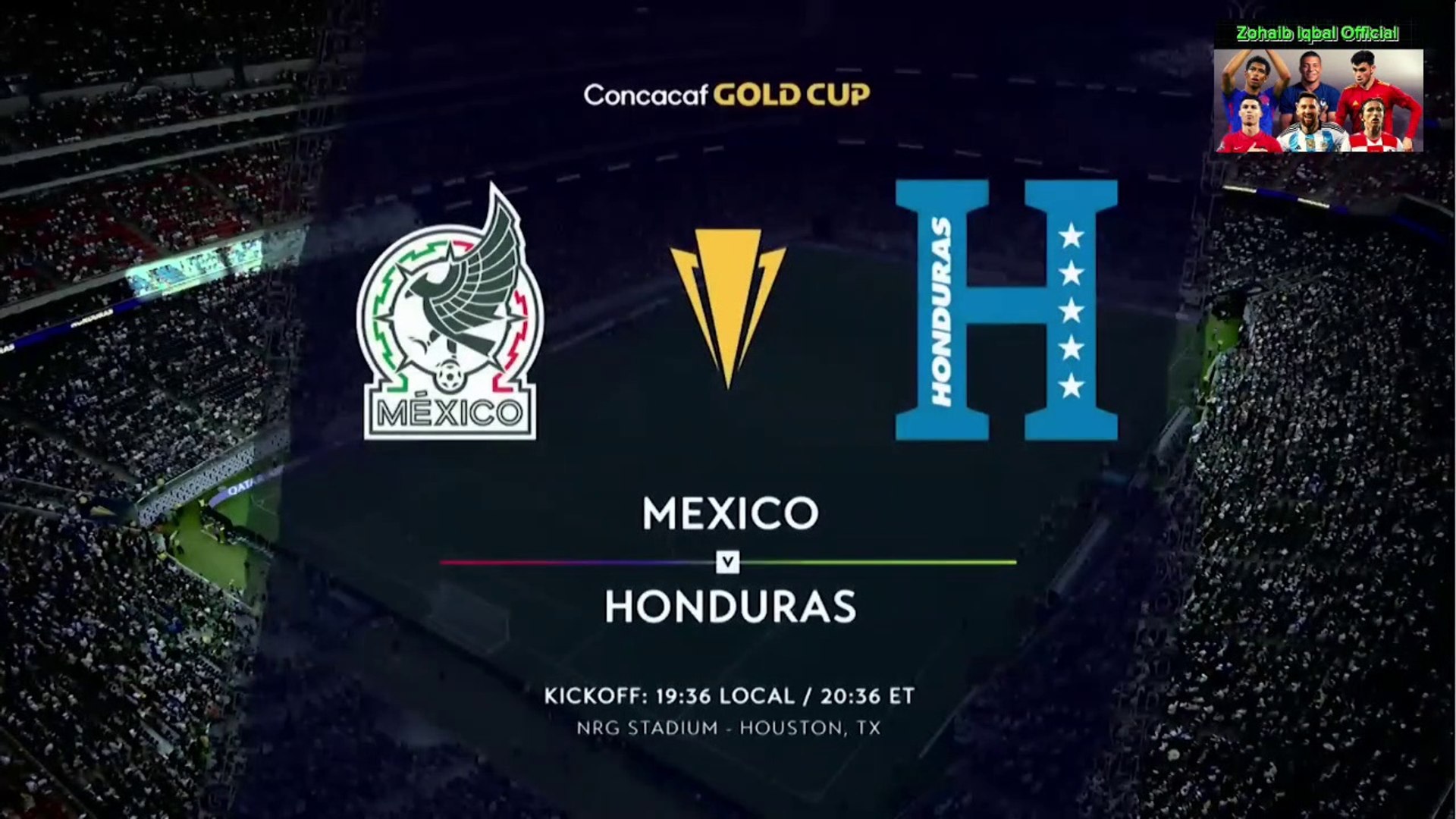 Gold Cup  Mexico vs. Honduras