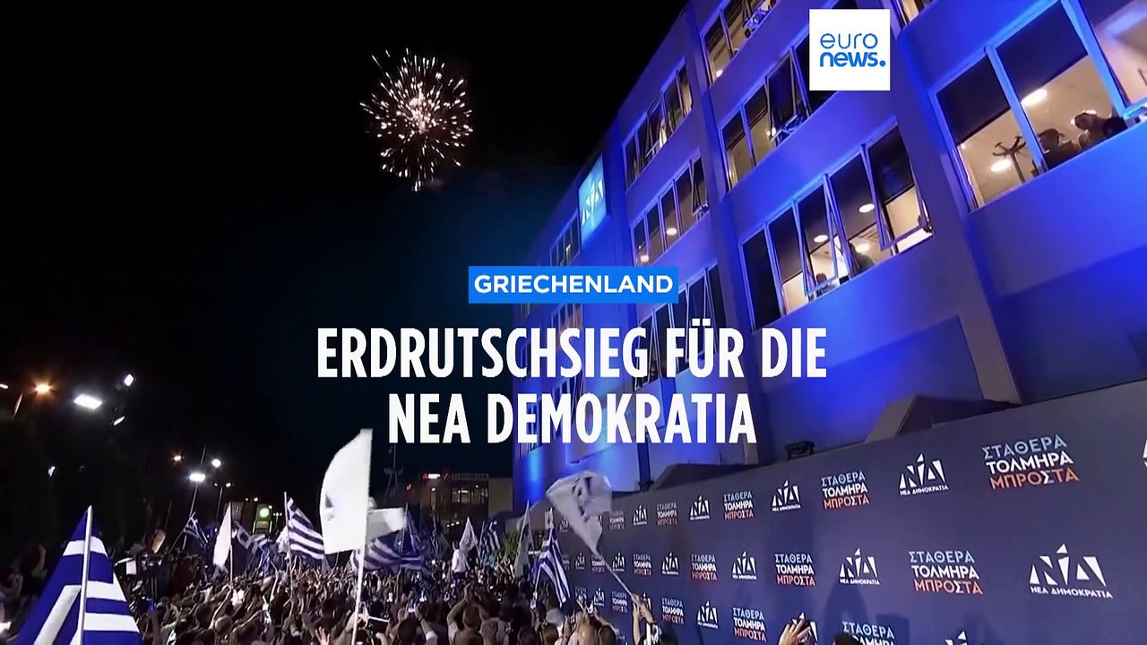 'Signal der Kontinuität' - Wahlsieger Mitsotakis will die Ärmel hochkrempeln
