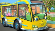Wheels On The Bus, Street Bus, Vehicles Songs for Children