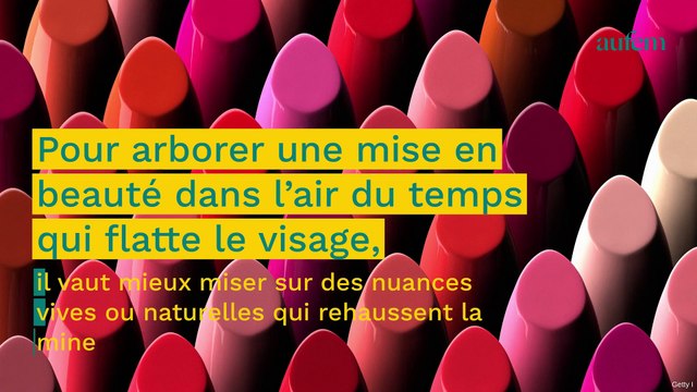 Rouge à lèvres : 3 couleurs élégantes qui ne feront jamais mémère