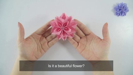 How To Make An Origami Flower - Learning Craft With Min