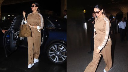 Deepika Padukone Airport पर पहना Beige Color Tracksuit Price Reveal, कीमत बस इतनी..| Boldsky