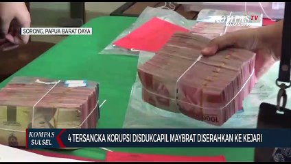 4 Tersangka Korupsi Disdukcapil Maybrat Diserahkan Ke Kejari