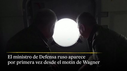 El ministro de Defensa ruso reaparece tras el motín de Wagner