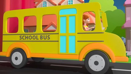 Wheels On The Bus, Fun Bus Ride and Kindergarten Rhymes for Kids