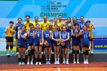 Bóng chuyền nữ Việt Nam vô địch AVC Challenge Cup 2023