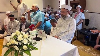 Ali Erbaş: 'Hac müminler için arınma ve bağışlanma yeridir'