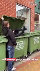 Daredevil jumps into a bin and gets locked inside *Prank Gone Wrong!* || Best of Internet