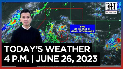 Today's Weather, 4 P.M. | June 26, 2023