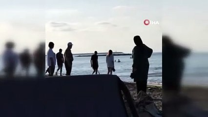 Serin sularda adam dövdüler!