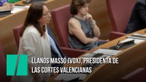 María de los Llanos Massó (Vox) es nombrada presidenta de las cortes valencianas